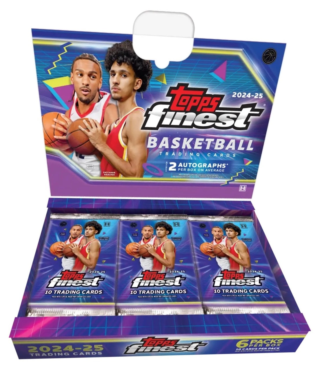 Topps 2024-25 Finest Basketball Hobby 8 Box Case Trading Cards