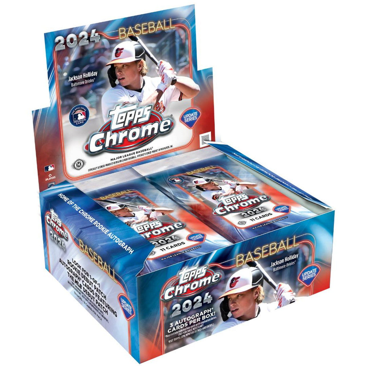 Topps 2024 Chrome Update Series Baseball Jumbo Box Trading Cards