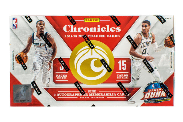 Panini 2017-18 Chronicles Basketball Hobby Box Trading Cards