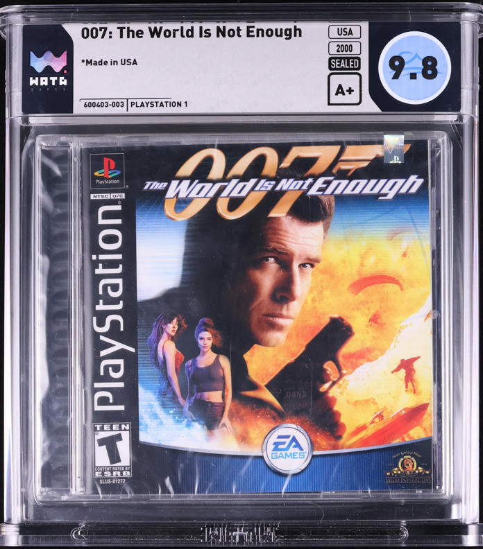 Sony PlayStation 1 007 The World Is Not Enough Wata 9.8 A+ Sealed Video Game