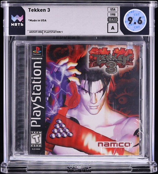 Tekken 3 Sony PlayStation 1 PS1 Game WATA 9.6 A Sealed