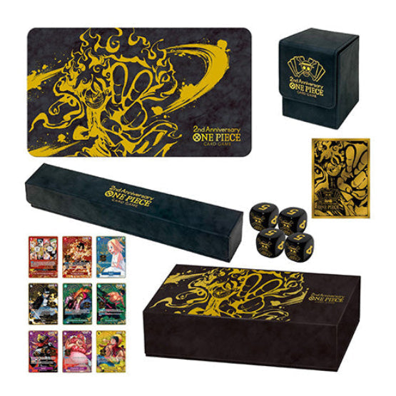 Bandai One Piece Card Game Japanese 2nd Anniversary Set Trading Cards