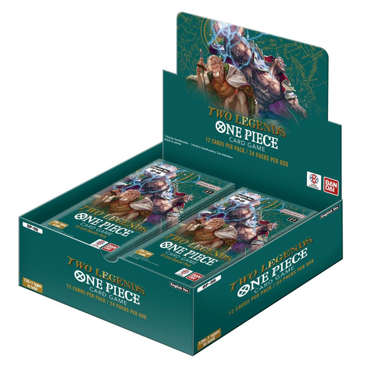 Bandai One Piece Two Legends OP-08 Booster Box Trading Cards