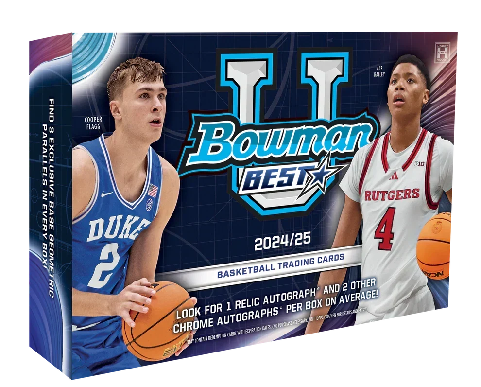 Topps 2024-25 Bowman's Best University Basketball Delight Box Trading Cards