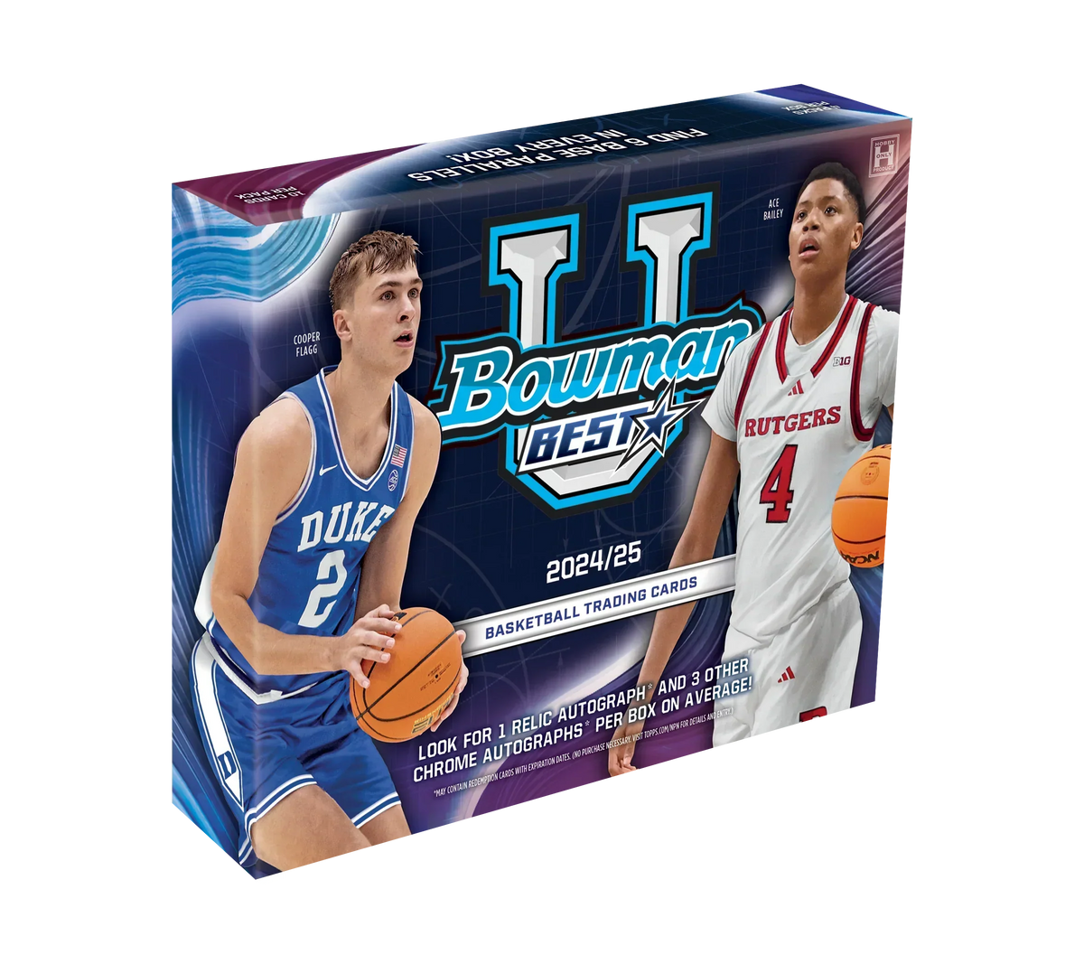 Topps 2024-25 Bowman University Best Basketball Hobby Box Trading Cards