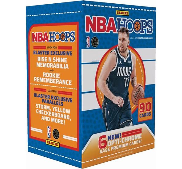 Panini 2024-25 NBA Hoops Basketball Hobby Blaster 20 Box Case Trading Cards
